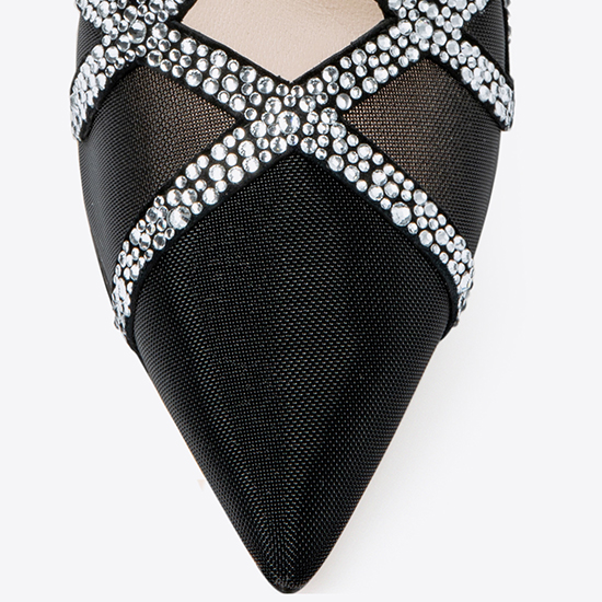 custom made pointed high heel crystal sandals (1)